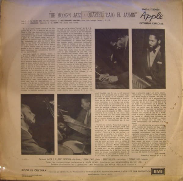 The Modern Jazz Quartet - Bajo El Jazmín